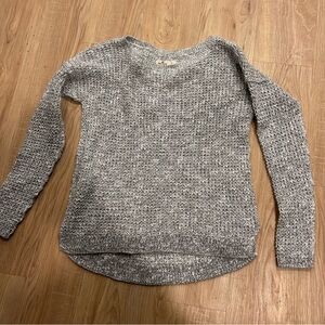 Hollister Women's Heathered Gray Sweater